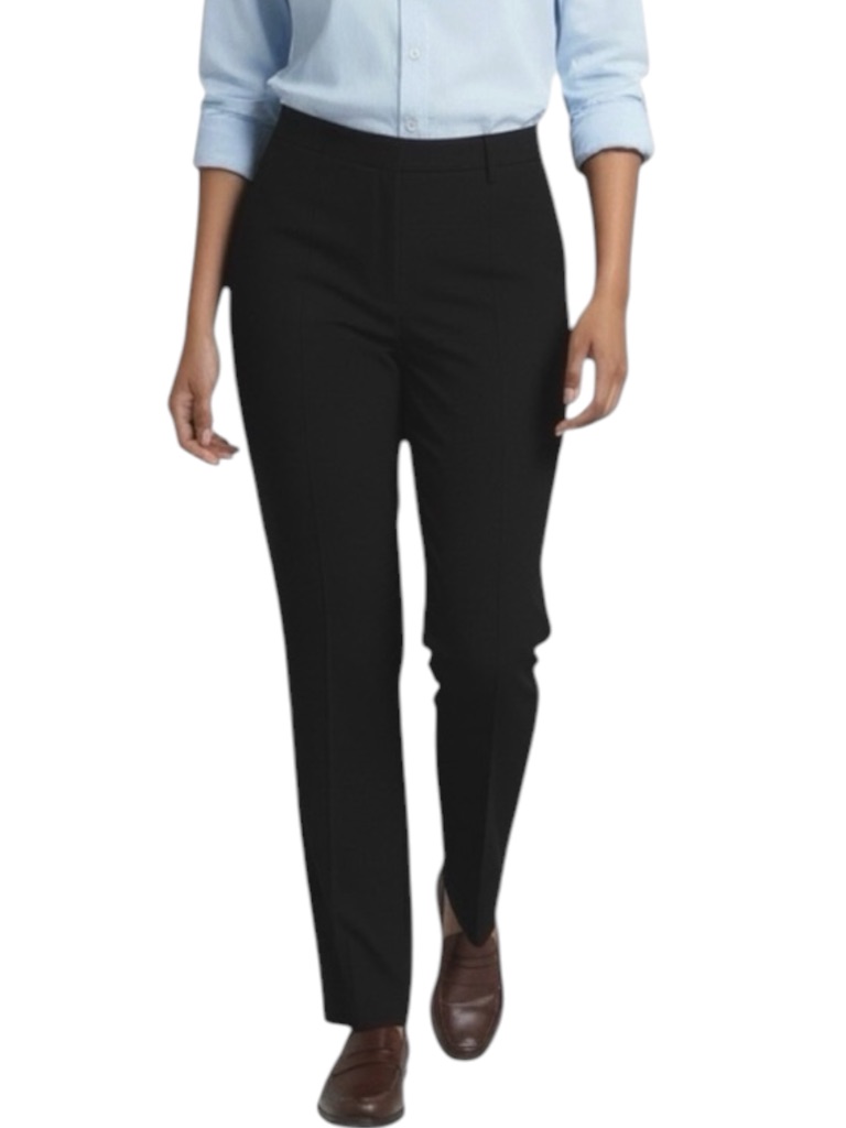 Worth New York Stretch Wool Blend Straight Leg Trouser In Classic Gray Size 8